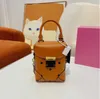 Designer-Bag Leather Shoulder Bags Women Mini Makeup Case Women Crossbody Bags Ladies Purses Handbag 33 Color Wallet