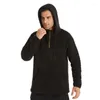 Hoodies masculinos comércio exterior roupas outono e inverno dupla face velo europeu americano oversized outd