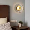 Applique murale LED moderne en verre plafonniers créatifs pour chambre à coucher chevet salon salle à manger nordique intérieur luminaires décoratifs