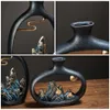 Kreatywność japoński styl feng shui bogactwo wazonów biuro salonu pulpit wazony do dekoracji domu