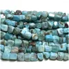 Pietre preziose sciolte Veemake Natural Blue Larimar Grand Nugget Perline a forma libera 08081