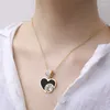 Ketting oorbellen set XUANHUA roestvrijstalen sieraden voor vrouw schelp zwart en oorbel sieraden zomeraccessoires