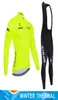 2020 Winter Radfahren Set Thermo Fleece Radfahren Kleidung Ropa Ciclismo Invierno Bike Wear MTB Fahrrad Trikots8150840