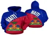 Tessffel Landembleem Vlag Caribische Zee Haïti Retro Trui Mannen/Vrouwen Trainingspak 3Dprint Streetwear Hoodies A12 X06104078355