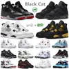 4 Баскетбольные кроссовки для мужчин и женщин 4s Sneaker Bred Reimagined Military Black Cat Sail Red Thunder White Oreo Medium Olive Unc Blue Seafoam Мужские кроссовки Спортивные кроссовки