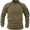 Męskie swetry US SWAT MENS TAKTICAL Outdoor Polar Fleece Kurtka Ubrania Harmak