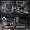 Antusi Wireless Bicycle Vibration Alarm USB شحن الدراجة النارية إنذار إنذار جهاز التحكم عن بُعد نظام إنذار كاشف الدراجة المضاد للسرقة 240110