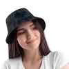 Berety jasnoniebieski kod maniak Linux Bucket Hat for Women Men Studenci Składany Bob Fisherman Hats Panama Cap Streetwear