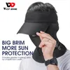 WEST BIKING Summer Breathable Cool Men Women Balaclava Anti-UV Visor Cap Bicycle Dustproof Face Cover Cycling Fishing Hiking Hat 240111