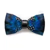 JEMYGINS Design Men's Wedding Bow Tie Fashion Handmade Feather BowTie Gift for Birthday Party Men Bow Tie Suit Accessories 240111