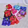 Dekorativa blommor Artificiell tvål rose nejlikblommor Bukett Mothers 'Day Gift Fake Valentine's Wedding Proposal Decoration