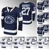 Penn State Nittany Lions 2023-24 Jersey de hockey universitario Xander Lamppa Ryan Kirwa 13 Danny Dzhaniyev 24 Jarod Crespo 27 Jacques Bouquot 29 Reese Laubach 33 Noah Grannan