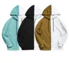 Adult Unisex Men Stitching Hoodie Cotton Hooded Jacket Jumper Causal Basic Blank Plain Sweatshirts13488456