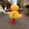 2018 Factory Big Yellow Rubber Duck Maskottchen Kostüm Cartoon Performing Kostüm 283N