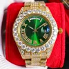 Diamant-Armbanduhr für Herren, Designer-Armbanduhr, automatisch, mechanisch, 2824 Uhrwerk, 42 mm, Dual-Kalender, Edelstahl, Saphir, wasserdichte Armbanduhr, modisches Armband, Geschenk