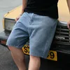 Şort marka erkekler büyük boyutlu şort dizlik yaz pantolon denim 2022 Yeni Bermuda Klasik Streç Kısa Jean Erkek 40 42 44 46 48