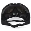 Goggles taktik tam yüz maskesi ile mikro fan antifog avcılık askeri savaş maskeleri Airsoft paintball maskesi gözlük seti