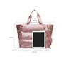 Esteiras femininas ginásio saco de esportes à prova dwaterproof água natação yoga esteira rosa fim de semana viagem duffle sacos para mulheres esporte fitness ombro bolsa