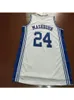 Vintage 24 Jamal Mashburn Kentucky Wildcats Mesh Fabric Nakış Koleji Jersey Boyut S4XL veya özel herhangi bir isim veya numara kolej4037543