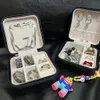 6 Stück tragbare Mini-Schmuck-Aufbewahrungsbox, Organizer, Display, Reise-Schmuck-Reißverschluss-Etui, Box, Ohrringe, Halskette, Ringe, Schmuckschatulle 240110