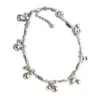 Anklets Bocai Original Real S925 Silver smycken Fashionabla Lovely Exducite Bell Silver Bead Women's Armband