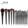 Jessup pinceaux de maquillage set3-21pcs Premium synthétique grande poudre brosse fond de teint correcteur fard à paupières Eyeliner Spoolie en bois T271 240110