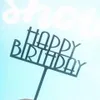 2020 Ins Moda Buon Compleanno Acrilico Cake Topper Baby Shower Acrilico Cupcake Topper Per I Bambini Festa di Compleanno Decorazioni Della Torta309R