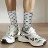 Chaussettes pour hommes toutes saisons, bas d'équipage, Silhouette(s) de grand danois, mode Harajuku Hip Hop, accessoires longs pour hommes et femmes, cadeaux