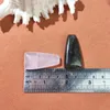 Collane con ciondolo Collana di cristallo con pietre preziose trapezoidali lisce Ciondoli all'ingrosso Perline fai da te Forniture per la creazione di gioielli Fori da 1,2 mm sulla parte superiore