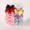 Accesorios para el cabello 12 unids/set cinta de grosgrain sólida lazos Clip Boutique para niñas horquillas sombreros regalo para niños