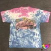 Heren T-shirts Tie Dye Tee Mannen Vrouwen Noing Wiout Het Vertabrae Strand T-shirt Hoge Kwaliteit Tops Crewne Korte Sleeveyolq