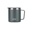 TYESO 304 Edelstahl Kaffeetasse mit Henkel Thermoskanne Einfache Bürotasse Milchtasse Teetasse 240110