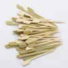 2000 PCS 10 5 cm Natural Bamboo Picks Spetts For BBQ Appetizer Snack Cocktail Grill Kebab Barbeque Sticks Party Restaurant Supply 265J