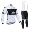 2020 Frühling Herbst Kollektion Neue gelbe Radfahren Jersey Langarm Männer Outdoor Racing Fahrrad Jersey ropa ciclismo set201G