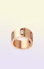 Love Screy Ring Pierścienie męskie Pierścienie 2021 Projektant Luksusowy biżuteria Kobiety Tytanium Stal Stal Goldplated Gold Silver Rose Never F6704938