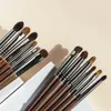 OVW Make Up Eye Natural Hair Makeup Brushes Set Kit Cosmetic Make Up Beauty Tool Crease Brush Eyeliner Brow 240111