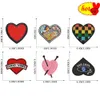 Bulk Heart 10 Pcs Patches Wholesale Iron on for Clothing Kids Letter Love Parche Embroidered Badge Fabric Sew Pack Anime Lot Diy