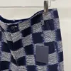 2024 Najnowsze spodnie męskie wysokiej jakości Plaid Jacquard Design US Size Prosty spodnie luksusowe marka najlepsze designerskie spodnie