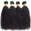 10a pacotes de cabelo brasileiro cru kinky encaracolado pacotes tecer cabelo humano por atacado pacotes de cabelo virgem para mulher 240111