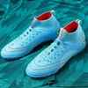 BINBINNIAO Size30-45 chaussures de Football professionnel hommes garçon crampons de Football enfants chaussures de Football fille extérieur gazon intérieur 240111
