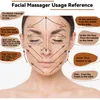 7 pièces/ensemble masseur de visage thérapie en bois dissolvant de rides visage cou levage de la peau Maderoterapia GuaSha rouleau de Massage Anti Cellulite 240111