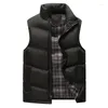 Heren Vesten Heren Stijlvolle Vest Jas Mannen Herfst Mouwloze Jassen Winter Warm Casual Vest Homme Mannelijke Merk Kleding