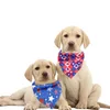 Hundkläder 40px bandana 4 juli Pet Products Small Middle Bandanas Scarf Small Dogs Cats Cats Puppy Bibbs For American Independence Day