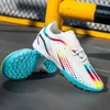 Football Shoes For Men Outdoor High-quality Breathable High-top Soccer Shoes Child Boy TF/FG Football Sports Boots 240111