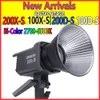 Złącza Aputure Amaran 100x 200x Bicolor 27006500k LED LIDZA LIGHT LIGHT Bluetooth Kontrola aplikacji DC/AC Zasilacz do kamery Wywiad wideo