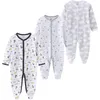 Fall Unisex Baby Romper Long Sleeve Winter Toddler Clothes 123Pcs born Boy Girl Onesie 100% Cotton Infant Cartoon Pajamas 240110