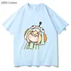 Dames T-shirts VOMS Project Amano Pikamee T-shirts VROUWEN Pikarmy Cartoon T-shirts Katoen Kawaii/Leuke T-stukken High Street Korte mouw