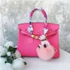 Designer Bags Luxury Fashion Totes Baotou layer cowhide handbag ostrich pattern genuine leather women's bag large business leisure bag 2024