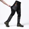 Men Hiking Camping Pants Wear Resistant Quick Dry Winter Waterproof Elastic Trousers Outdoor Man Trekking 240111