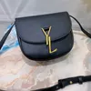 Designer Bag Women's Classic Luxury Metal Letter Saddle Bag In Smooth Leather Leather Handbags Womens Crossbody Bag No Box